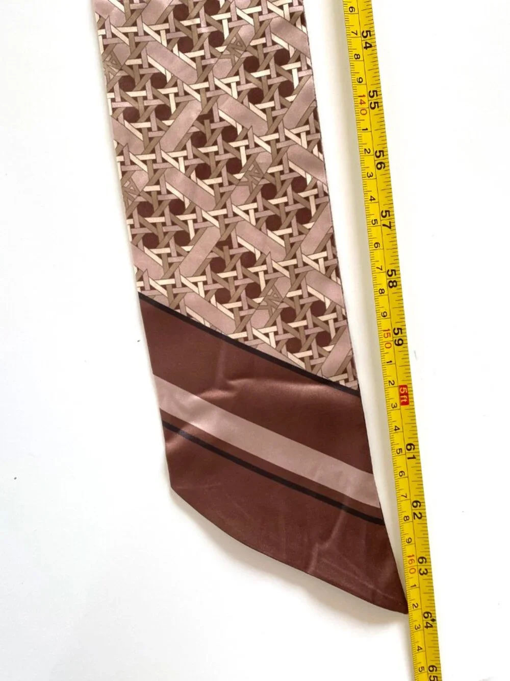Anne Klein Skinny Bandeau Ribbon Oblong Scarf